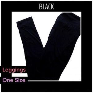 COPY - LuLaRoe OS Solid Black Leggings